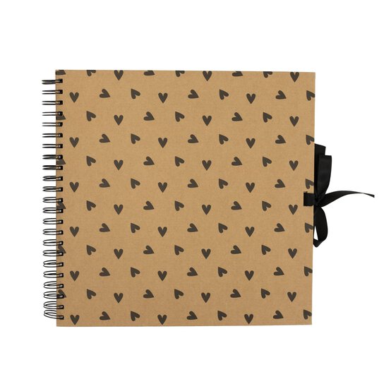 Crafter’s Companion Heart Print Scrapbook 12 x 12 Inches image number 1