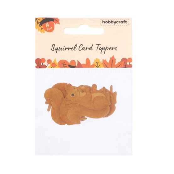 Squirrel Card Toppers 4 Pack image number 4