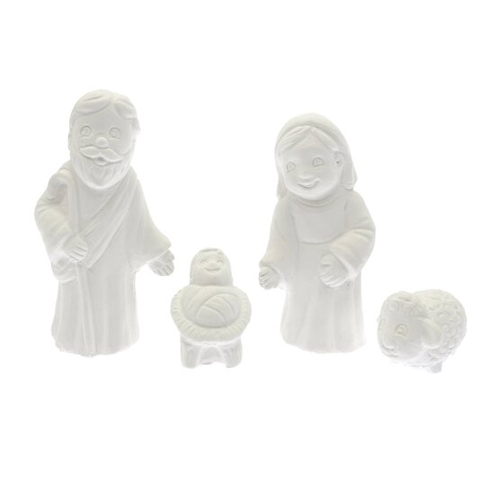 Ceramic Nativity Set 14cm image number 2