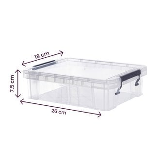 Whitefurze Allstore 2.3 Litre Clear Storage Box image number 5