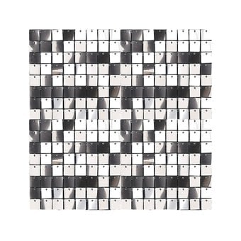 Create & Celebrate Silver Shimmer Wall Tiles 4 Pack