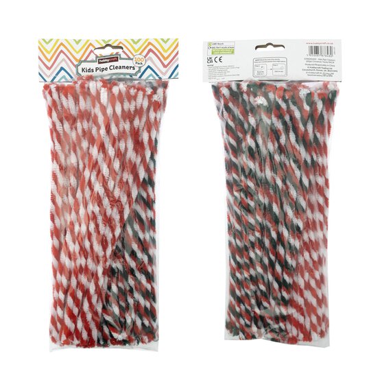 Christmas Twist Pipe Cleaners 100 Pack image number 4