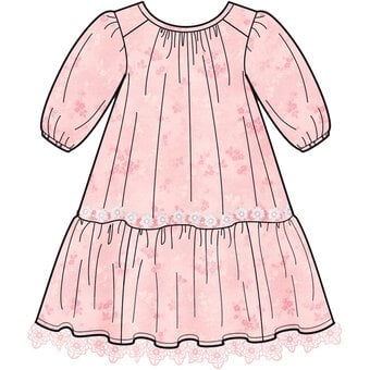 Simplicity Kids’ Dress Sewing Pattern S8935 (3-8) image number 3