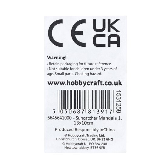 Mandala Plastic Suncatcher image number 7