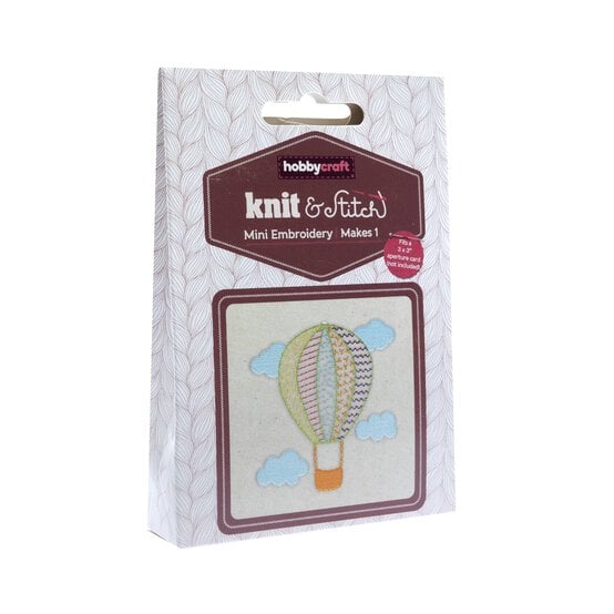 Mini Hot Air Balloon Cake Embroidery Kit image number 1