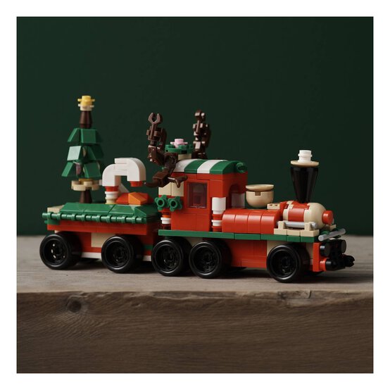 Christmas Train Nano Block Set image number 1