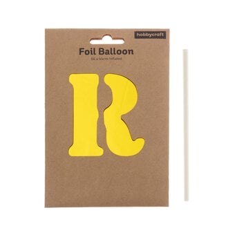 Extra Large Gold Foil Letter R Balloon image number 3
