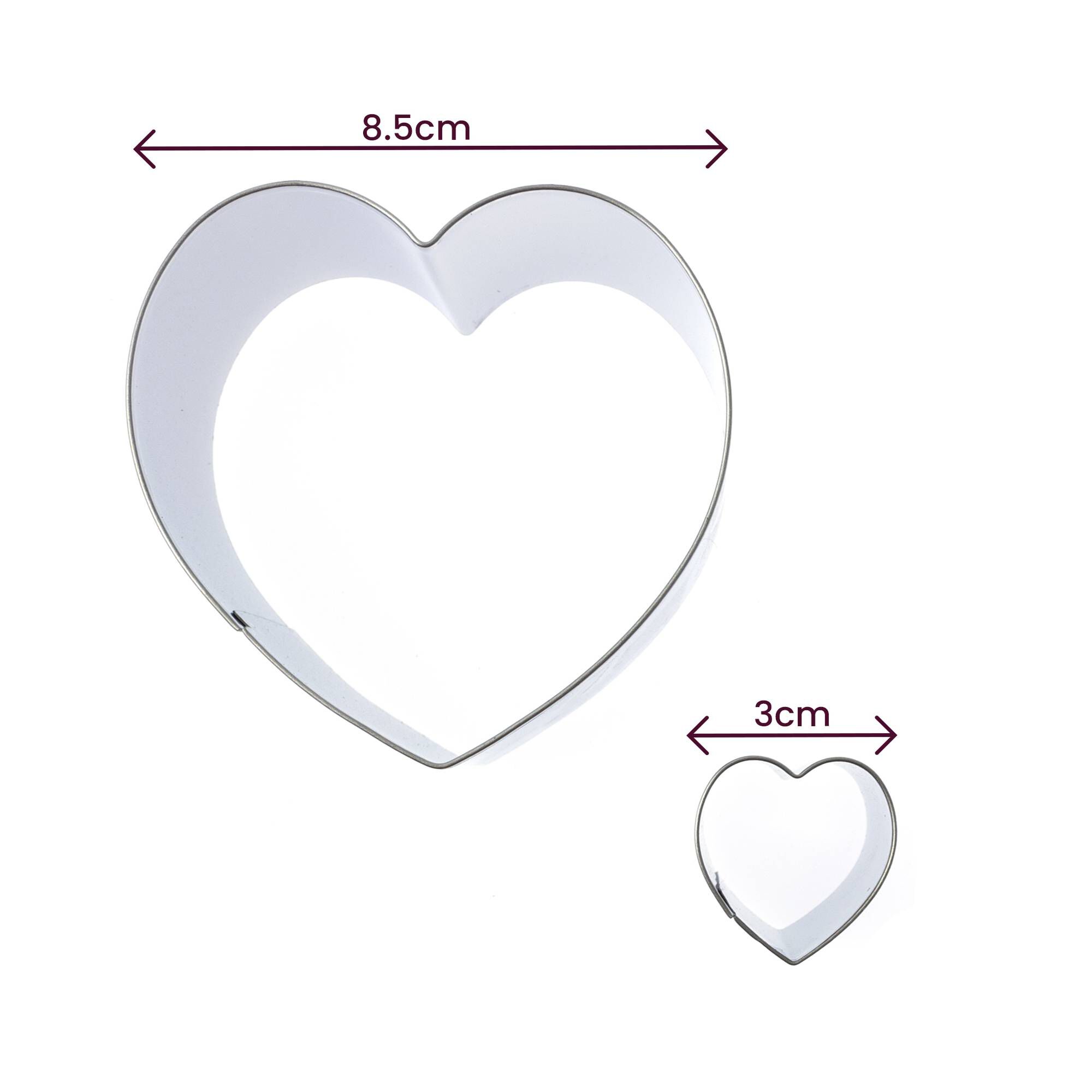 Whisk Heart Nested Cutters 11 Pieces | Hobbycraft