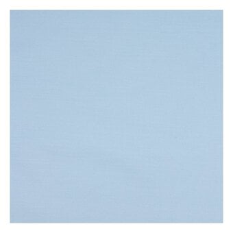 Sky Polycotton Extra Wide Fabric by the Metre