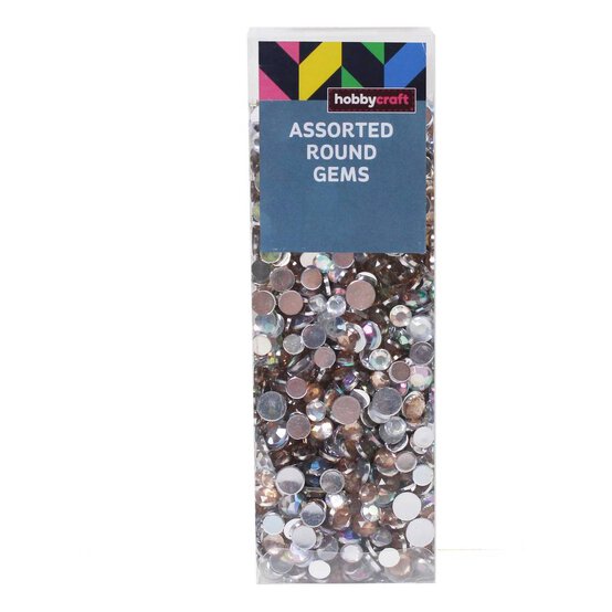 Rose Gold Assorted Round Gems 90g image number 2