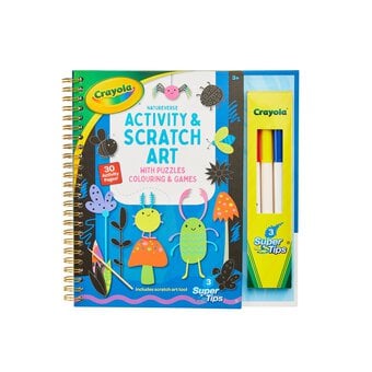 Crayola Natureverse Activity and Scratch Art Book