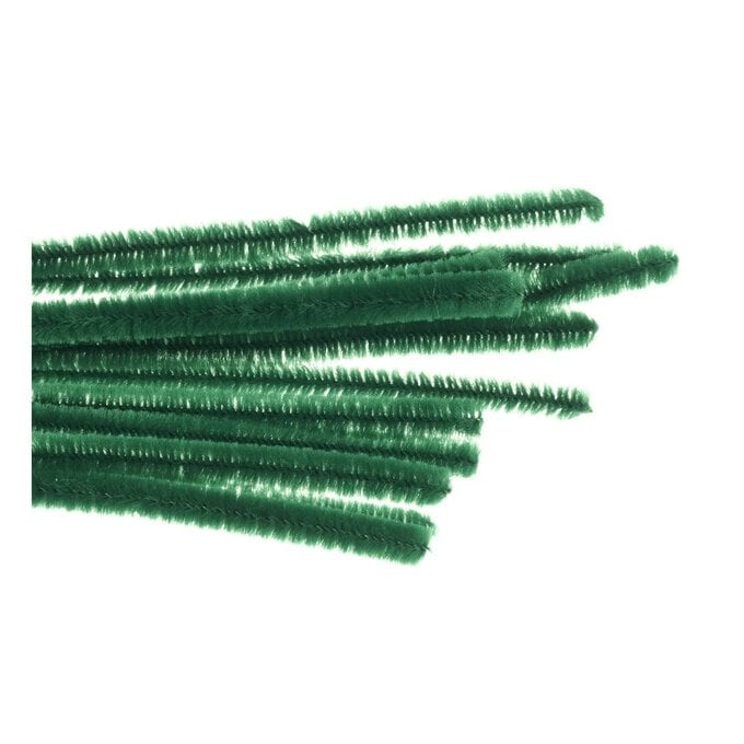 Dark Green Pipe Cleaners 12 Pack image number 1