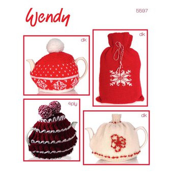 Wendy Merino DK Tea Cosy and Hot Water Bottle Cover Digital Pattern 5597