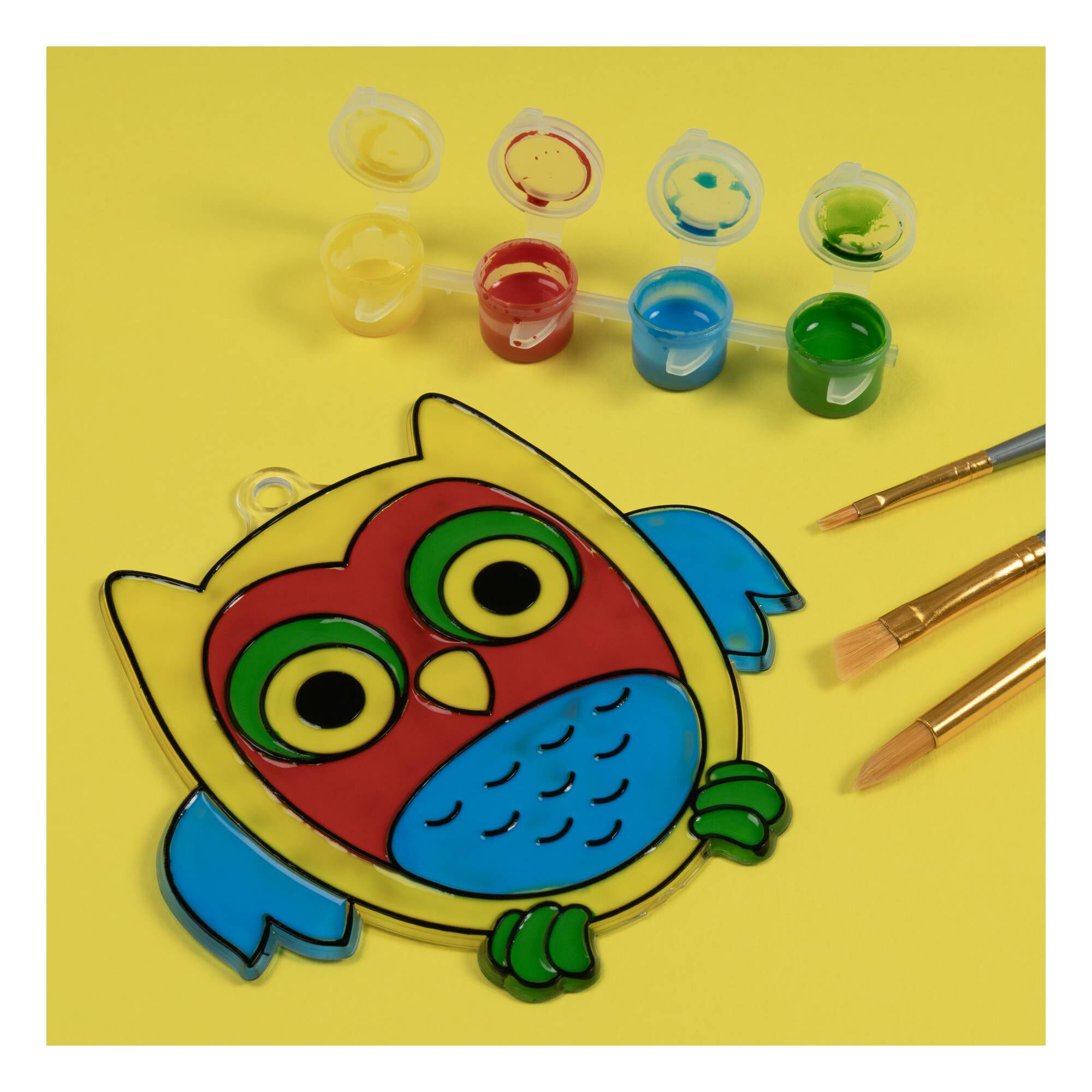 Owl Plastic Suncatcher Hobbycraft