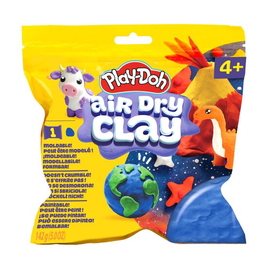 Play-Doh Blue Air Dry Clay 142g image number 2