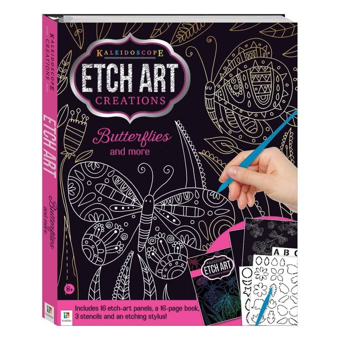 Kaleidoscope Butterflies and More Etch Art Kit image number 1