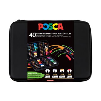 Posca Pen Carry Case 40 Pack