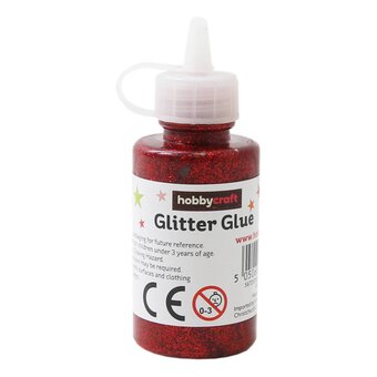 Red Glitter Glue 60ml