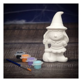 Paint Your Own Ceramic Witch Kit