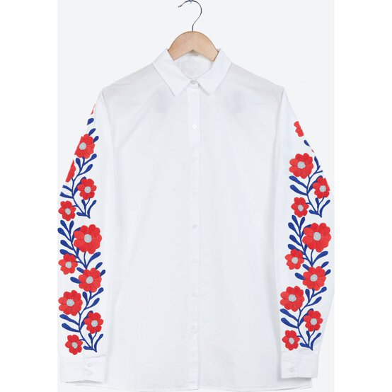 FREE PATTERN DMC Poppy Garland Embroidery 0186 image number 4