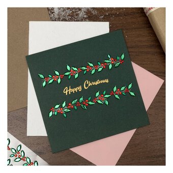 Holly Gem Stickers 2 Pack