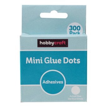 Mini Glue Dots 10mm 300 Pack