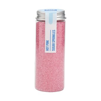 PME Hot Pink Sugar Crystal Sprinkles 112g