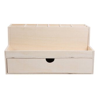 Hobbycraft Wooden Craft Storage Box 30cm x 20cm x 15cm