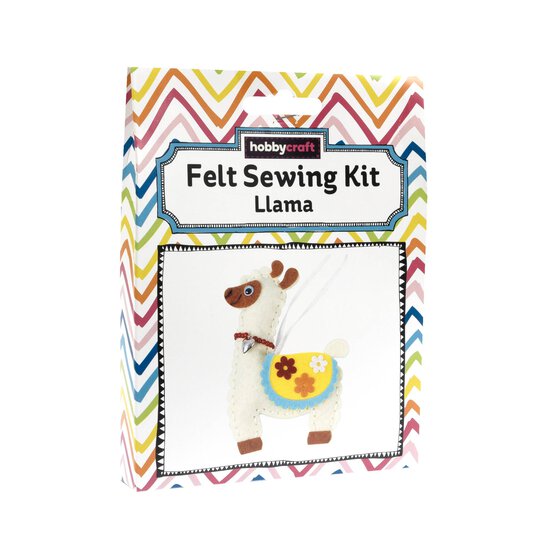 Llama Felt Sewing Kit image number 1