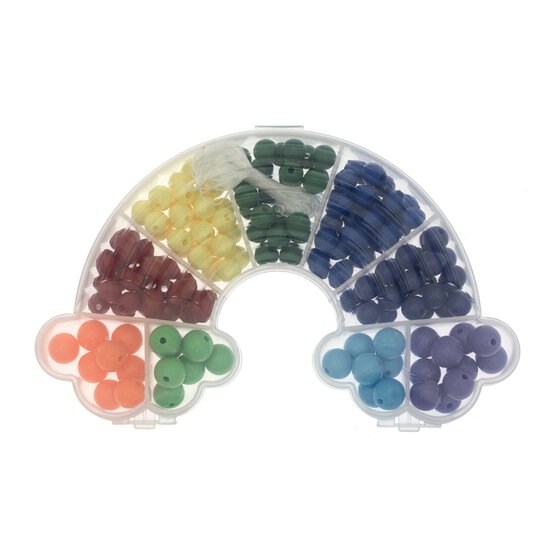 Bright Rainbow Bead Set image number 5