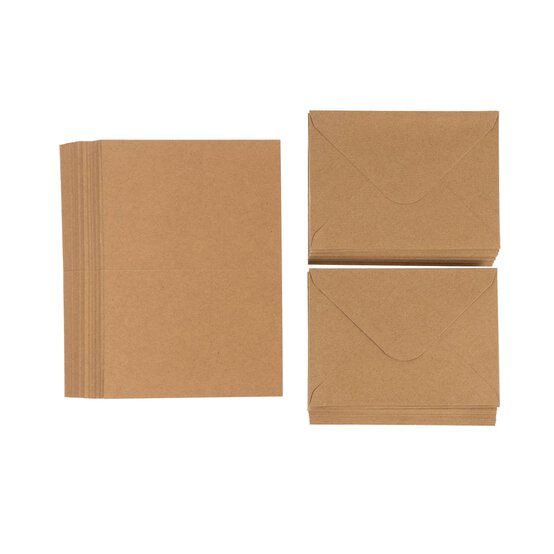 Kraft Cards  C6 50 Pack image number 3