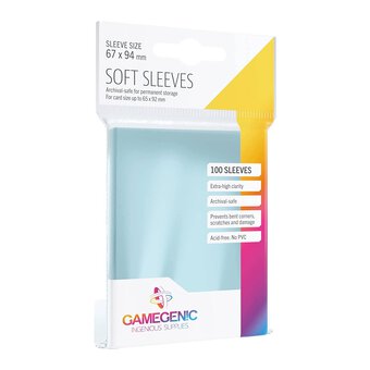 Gamegenic Soft Sleeves 100 Pack