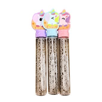 Mini Unicorn Bubble Wands 3 Pack