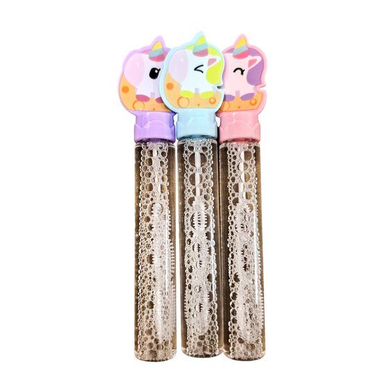 Mini Unicorn Bubble Wands 3 Pack image number 2