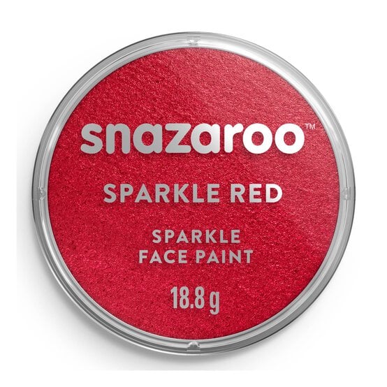 Snazaroo Red Sparkle Face Paint  image number 1