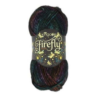 King Cole Glow Worm Firefly Aran 100g