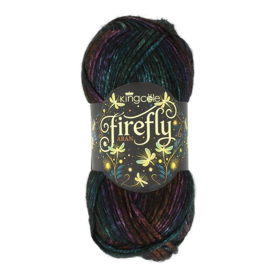 King Cole Glow Worm Firefly Aran 100g image number 1