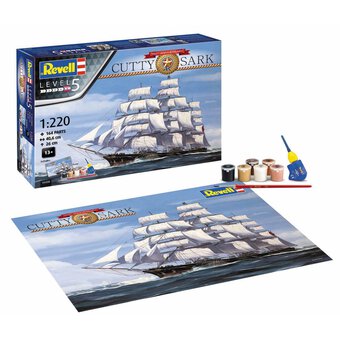 Revell Cutty Sark 150th Anniversary Model Gift Set 1:220 image number 8