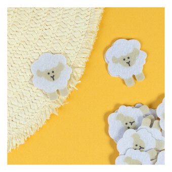 Felt White Fabric Crafts for sale