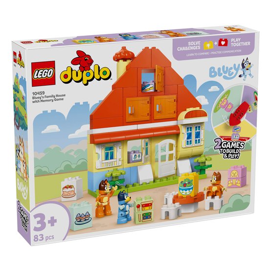 LEGO Bluey's Family House with Memory Game image number 1