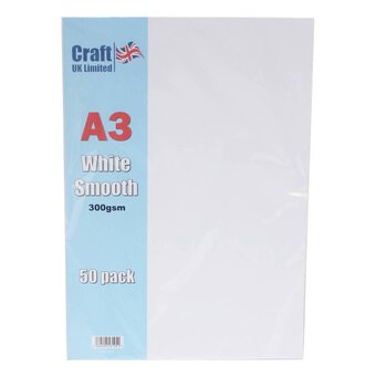 White Card A3 50 Sheets