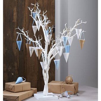 Decorative White Twig Tree 76cm image number 10