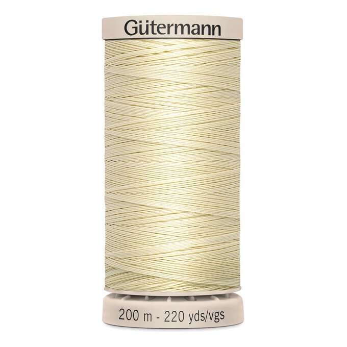 Gutermann Cotton Hand Quilting Thread 200m/219yds Light Pearl #919 -  077780014039