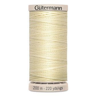 Gutermann Cream Hand Quilting Thread 200m (919)