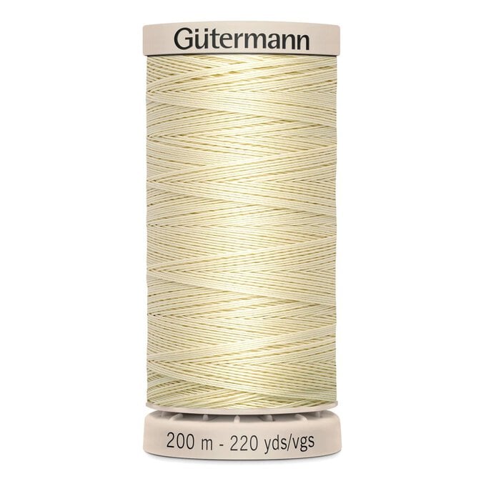 Gutermann Cream Hand Quilting Thread 200m (919) image number 1