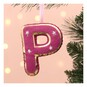 Hanging Felt Letter P Decoration image number 1