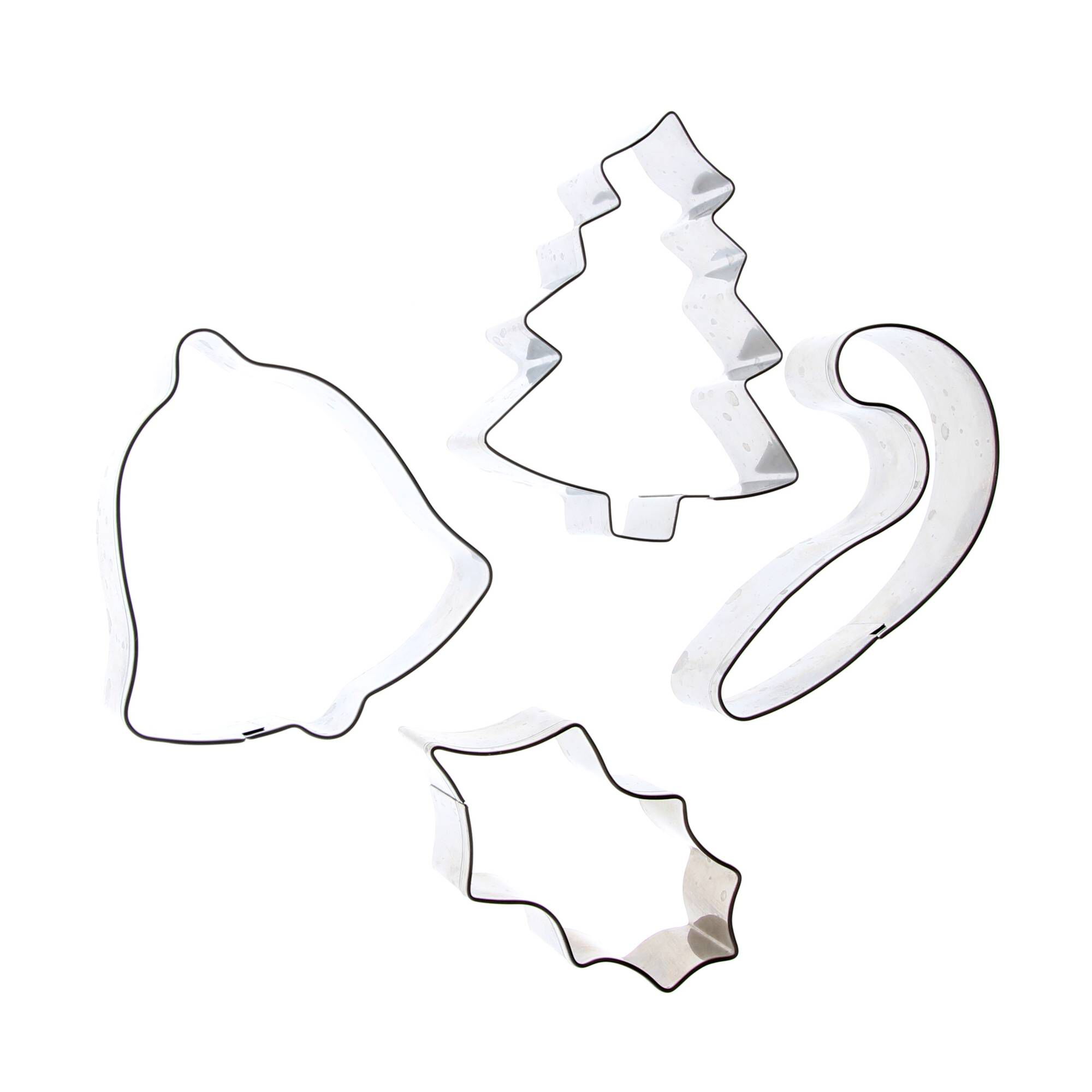 Christmas Cookie Cutters 4 Pack Hobbycraft