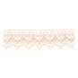 Pale Pink 25mm Scallop Cotton Lace Trim by the Metre image number 1