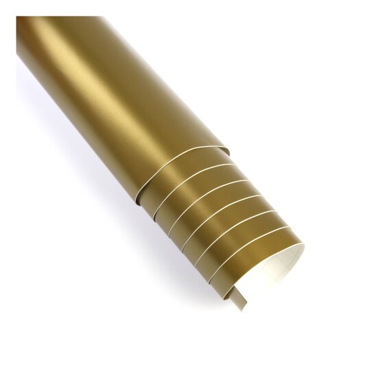 Gold Glossy Permanent Vinyl 12 x 48 Inches image number 4