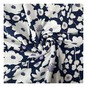 Scattered Flowers Navy Cotton Spandex Jersey Fabric by the Metre image number 1